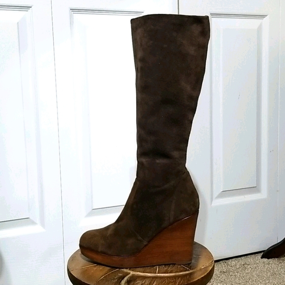 Steve Madden Brown Suede Knee High Boots - Picture 8 of 8